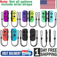 Left&Right Wireless Gamepad Joypad For Nintendo Switch Joy-Con Controller 1 Pair
