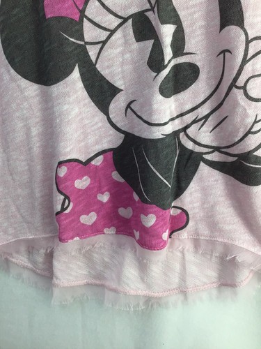 Disney Parks Minnie Mouse Sweater Girls Size Small Pink Long Sleeve - Picture 2 of 13