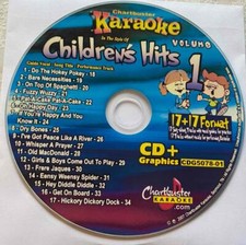 CHILDRENS KARAOKE CDG HITS CHARTBUSTER CD G MUSIC 5078-01 MULTIPLEX KIDS SONGS