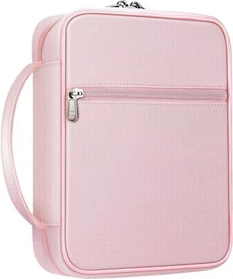 FINPAC Bible Cover Large Carrying Book Case Church Bag Bible Protective for Women Lady