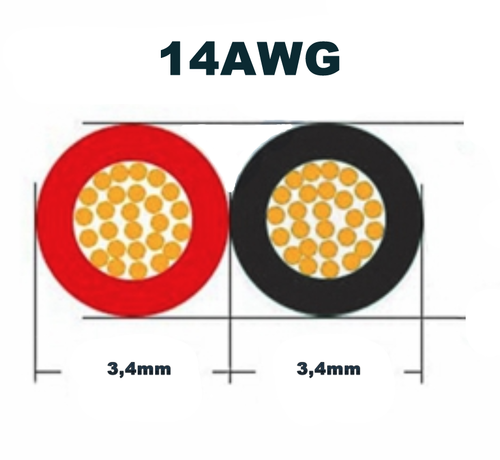 2x Stück Adapter MPX Female Buchse auf T-Dean Male Stecker Lipo Akku 5cm 14AWG - 第 4/13 張圖片