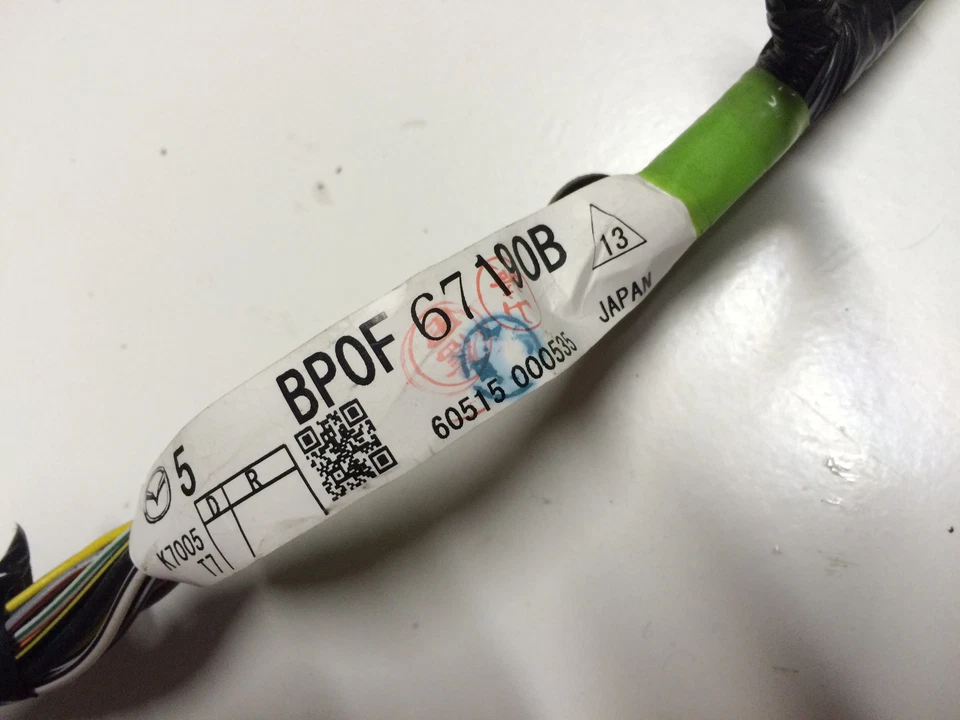 MAZDA 3 SPORT 2.0 150HP ПЕРЕДНИЙ ПРАВЫЙ O/S ДВЕРИ ТКАЦКИЙ СТАНОК РЕМЕНЬ BP0F67190B 04-08🌟 - Изображение 4 из 4