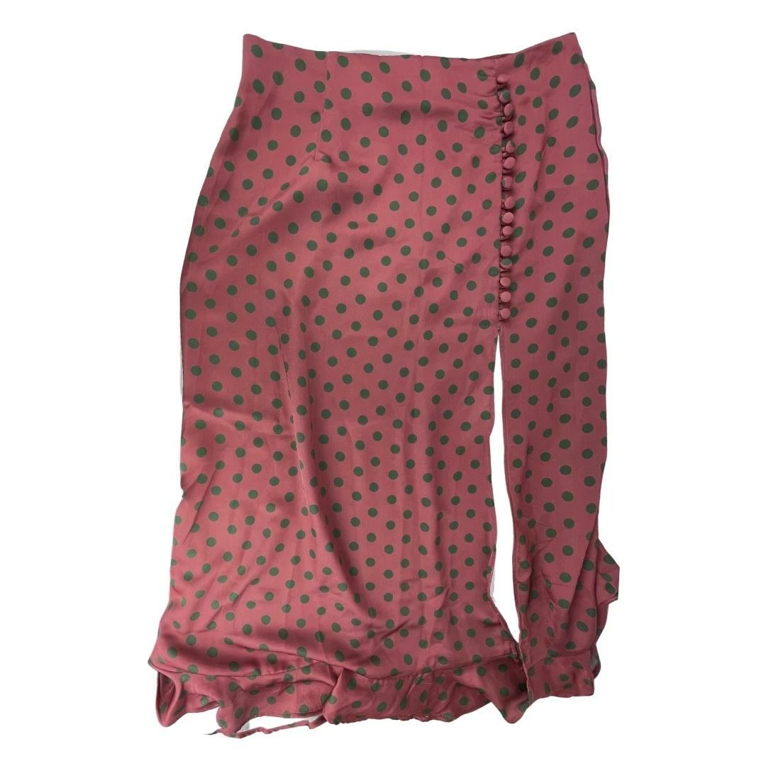 Polka dot ruffle 2025 skirt zara