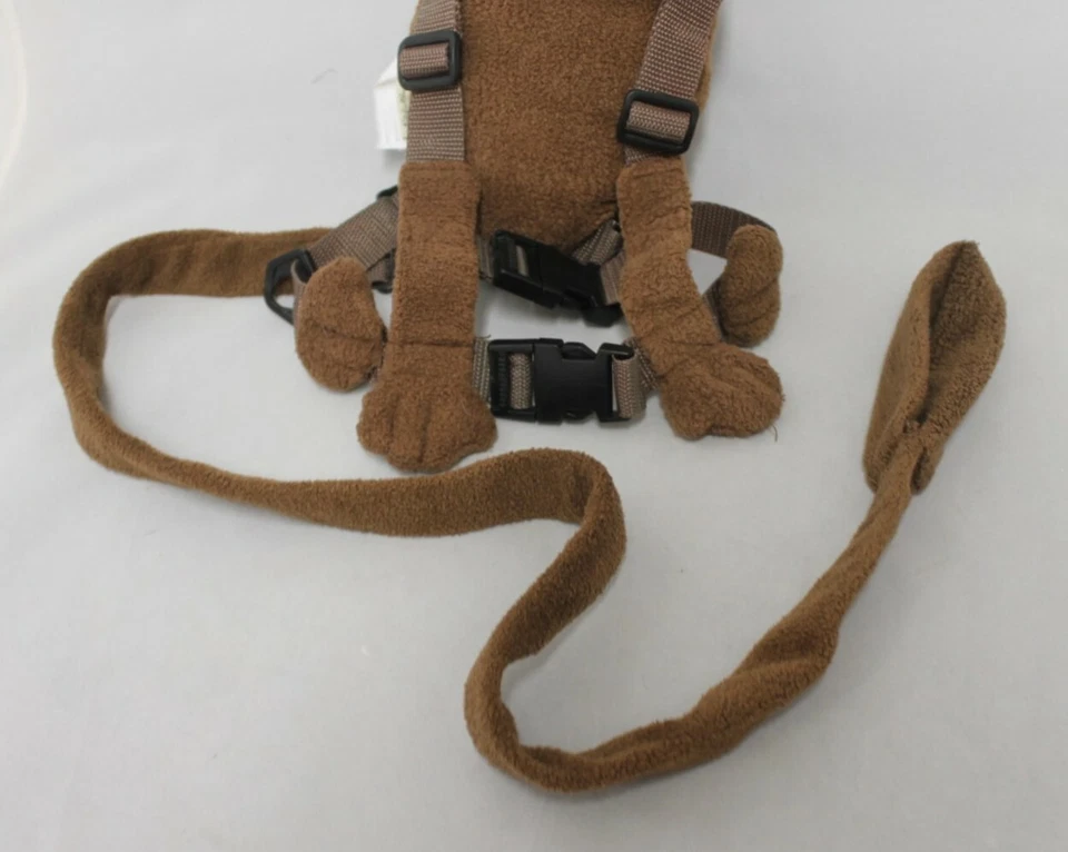 EDDIE BAUER MONO MARRÓN 2 EN 1 ARNÉS COMPAÑERO PELUCHE ANIMAL Foto 3 de 4