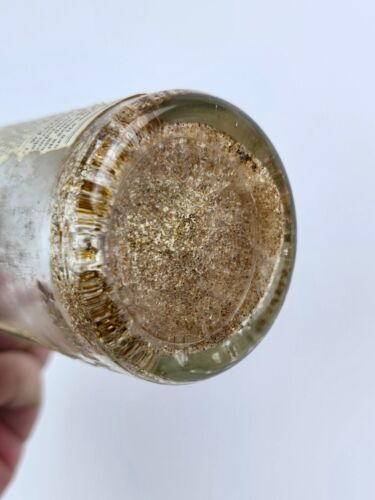 Vintage Clear Glass Listerine Lambert Bottle with paper label & cork top - Picture 7 of 8