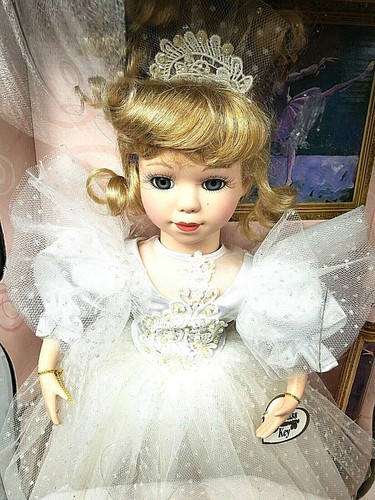 Brass Key Dancing Through The Centuries Porcelain Ballerina Doll With Stand - Picture 3 of 10