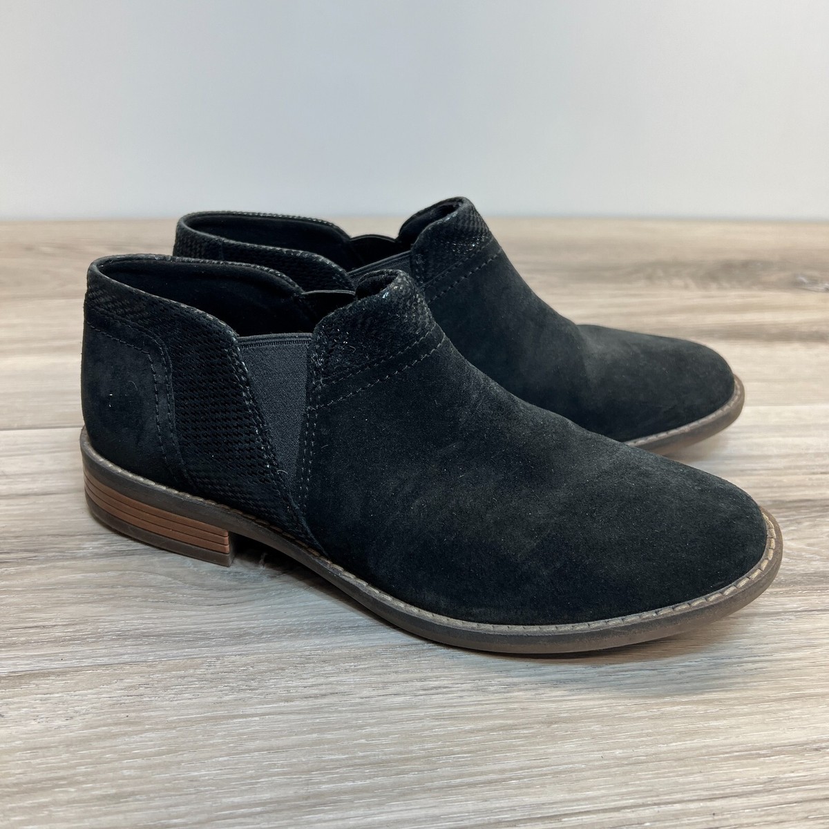 Clarks Collection Boots Womens M Camzin Mix Slip On Low Ankle - Main Image