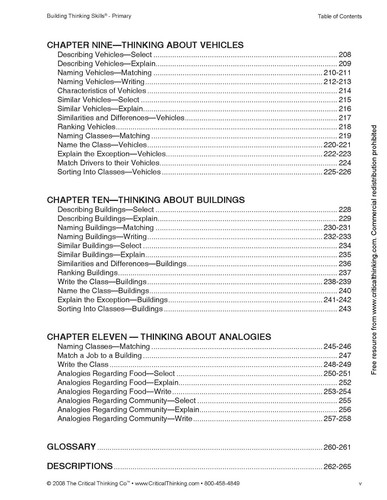 Building Thinking Skills Primary Workbook - Read, Trace, Write Grades K-1 - Picture 5 of 11
