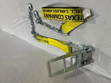 3"X30' Ratchet Strap with Chain Hook 2 Pack