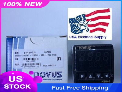 8104211315.Novus N1040-PRRR-485-24V USB Temperature Controller, 3Relay