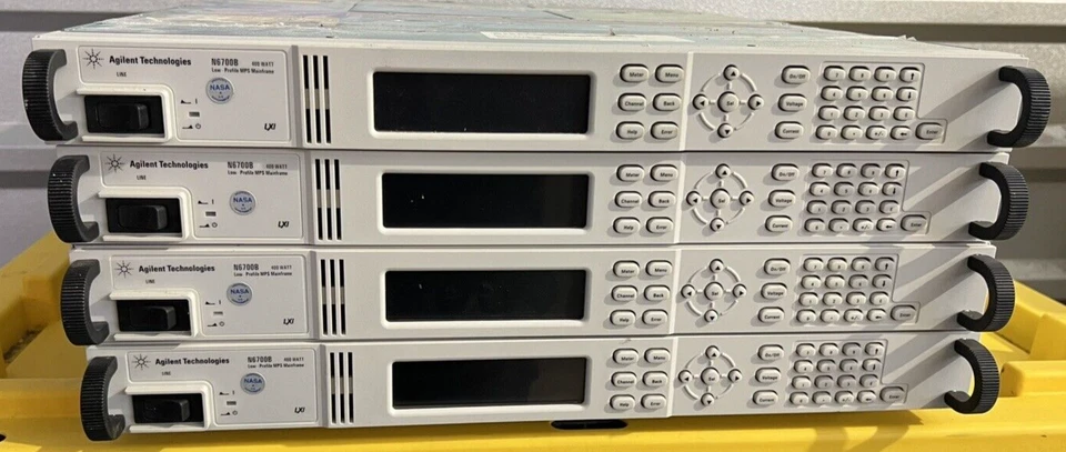 LOT OF 4 AGILENT TECHNOLOGIES N6700B Power Analyzers with N6753A POWER MODULES - Image 3 of 4
