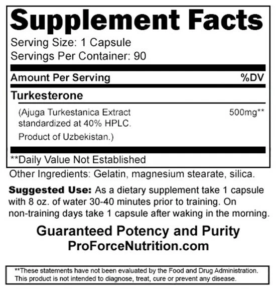 T40 TURKESTERONE XTREME Bodybuilding Supplements MMA UFC Jiu Jitsu Performance - Image 3 of 3