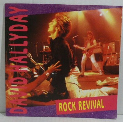 DAVID HALLYDAY - Rock Revival   7'' Single -Scottibros 1987 GER -VG++