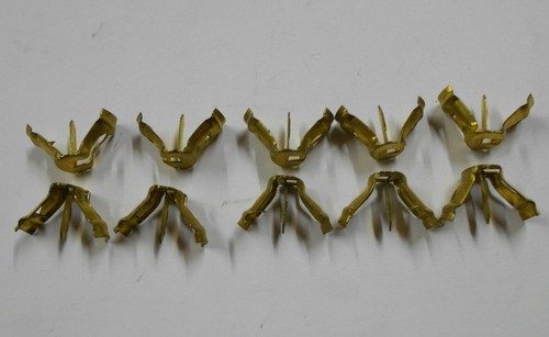 100 Pieces Brass Spark Plug Distributor Wire Terminal Ends - Prestolite 5380 NEW - Picture 3 of 7