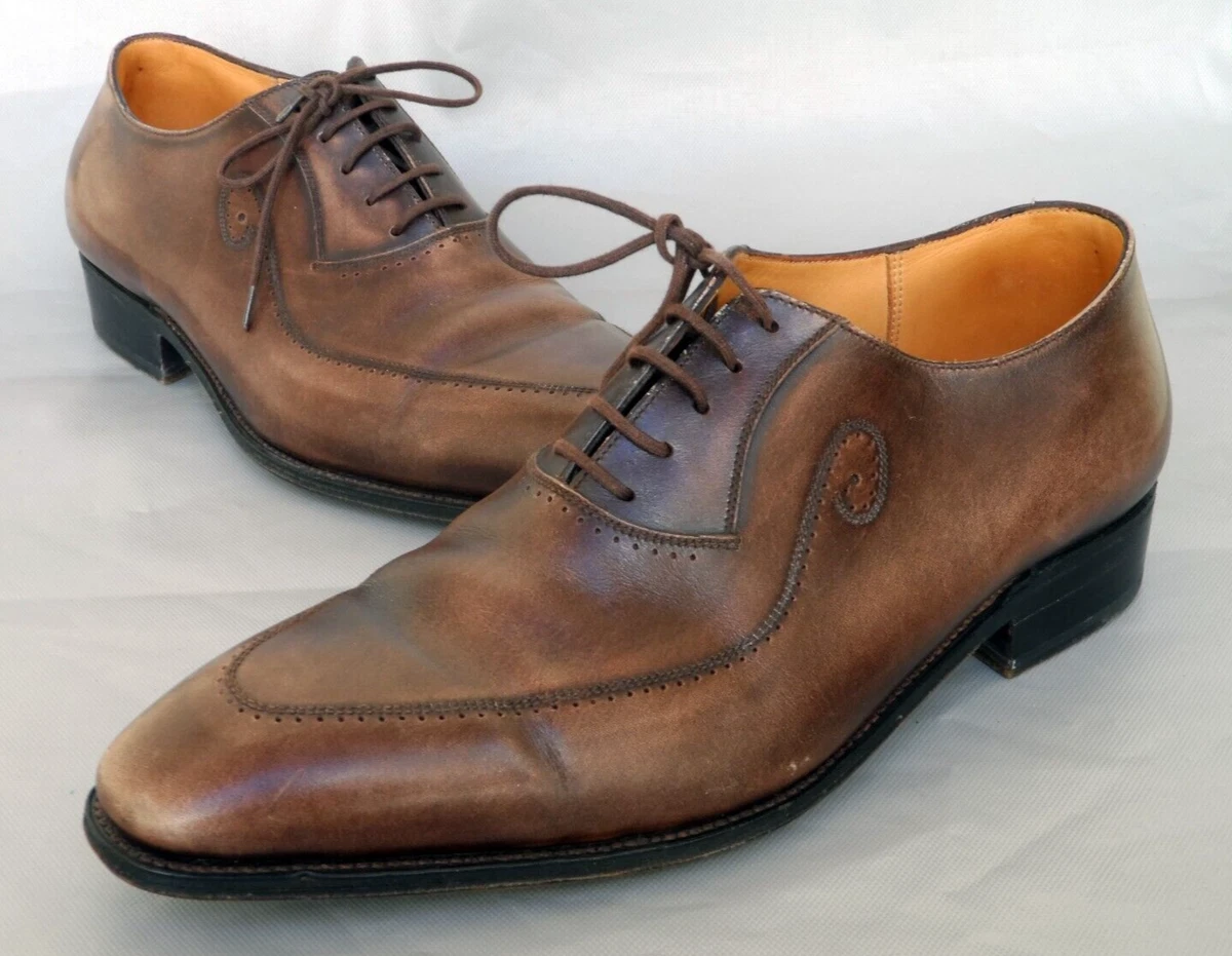 JM WESTON 435 ARABESQUE CONTI BROWN OXFORD MEN SHOES US 7 EU 40.5 UK 6.5