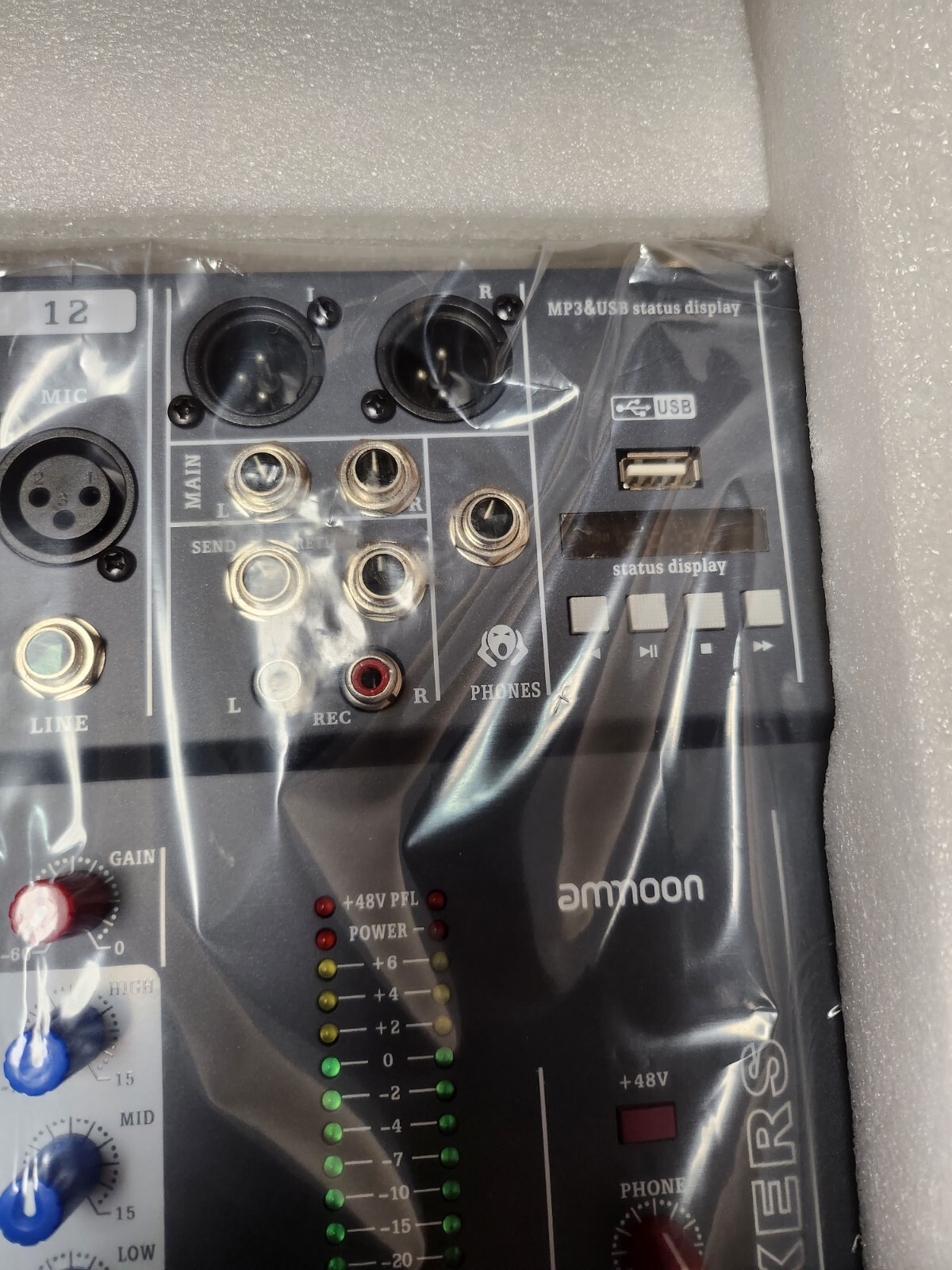 120SUSB 12 Channels Mic Line Audio Mixer Mixing Console eBay