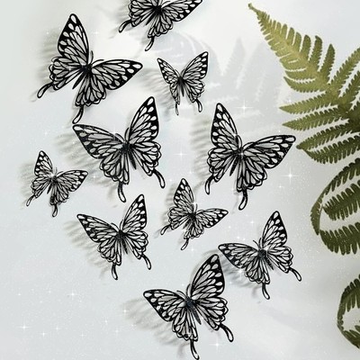 Produktbild von TRIXES 3D SPINNEN WANDSTICKER – 24 TEILE HALLOWEEN DEKORATIONEN – VERSCHIEDENE GRÖßEN – MIT KLEBE-PADS – SCHWARZE SPINNEN ZUR DEKORATION – SÜßES ODER SAURES
