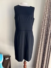 Ann Tsylor Sz 10 Black Dress Sleeveless Business Work Office