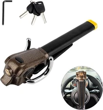 Steering Wheel Lock Universal Anti-Theft Device Heavy Duty Security Car Lock