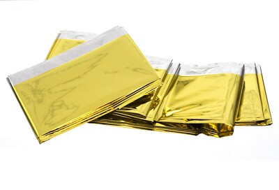 Vaude große Rettungsdecke - gold / silber - 160 x 210 cm