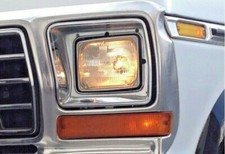2x Ford Bronco Headlights Year 78-86 Conversion US EU Convert TÜV also Ranger