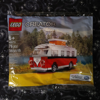 LEGO Creator: Mini VW T1 Camper Van 40079 New Sealed Retired Promotional