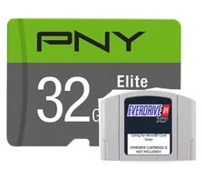 Everdrive 64 ~ Authentic 32GB MicroSD Expansion Card ~ L@@K!