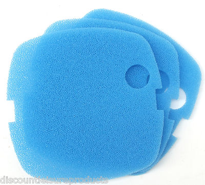 3er Pack Sun Sun HW-302 Außen Aquarium Filtermedien Blau Schaum Schwamm Pads