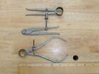 Machinist Mechanic Tools Outside and Inside Calipers Set of three (3)