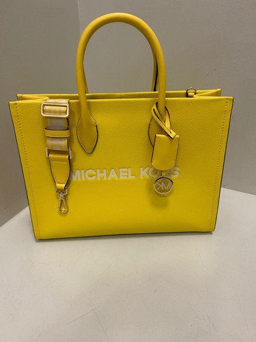 Michael Kors Mirella Medium East West Crossbody Tote Leather Bag Handbag Purse - Picture 22 of 33