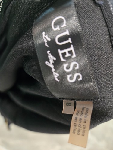 Guess Black and Gold Cocktail Dress Size 8 - Picture 4 of 4