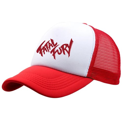 Anime Terry Bogard Same Headgear Cosplay Trucker Mesh Hat Cotton Baseball Cap - Picture 21 of 25