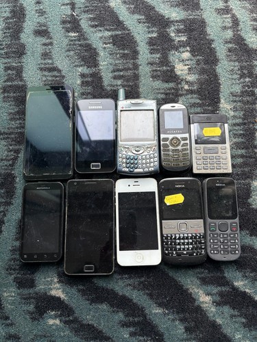 Job Lot 239 - 10x Untested Mixed Models Faulty Mobile Phones Spares Repairs