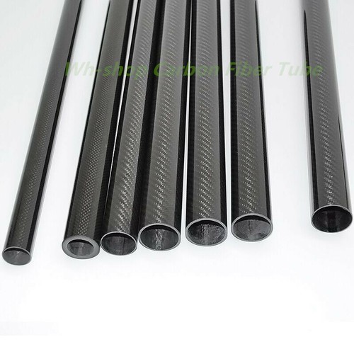 3K Carbon Fiber Tube OD21mm 22mm 23mm 24mm 25mm 26mm 27mm 28mm 29mm 30mmx 500mm - Picture 3 of 5