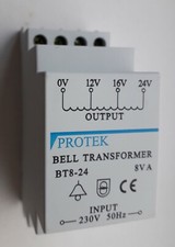 PROTEK Bell Transformer Din Rail Mounted 24V For Nest & Ring Door Bell