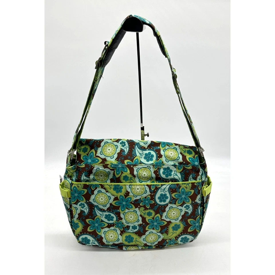 Ju Ju Be Diaper Bag Be All Messenger Paisley Multicolor Pockets NWT - Image 2 of 4
