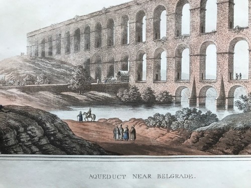 1810 Antique Print; The Aqueduct of Uzun Kemer, Istanbul after Luigi Mayer - Picture 2 of 3