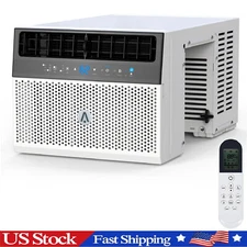 6000 BTU Window Air Conditioner, U-Shaped AC Unit ,WIFI w/Remote 115V 350 Sq.Ft