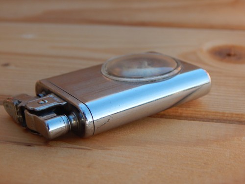 Vintage Benzinfeuerzeug LIGHTSON mit Roulette 50er Jahre seltenes Stück - Bild 9 von 18