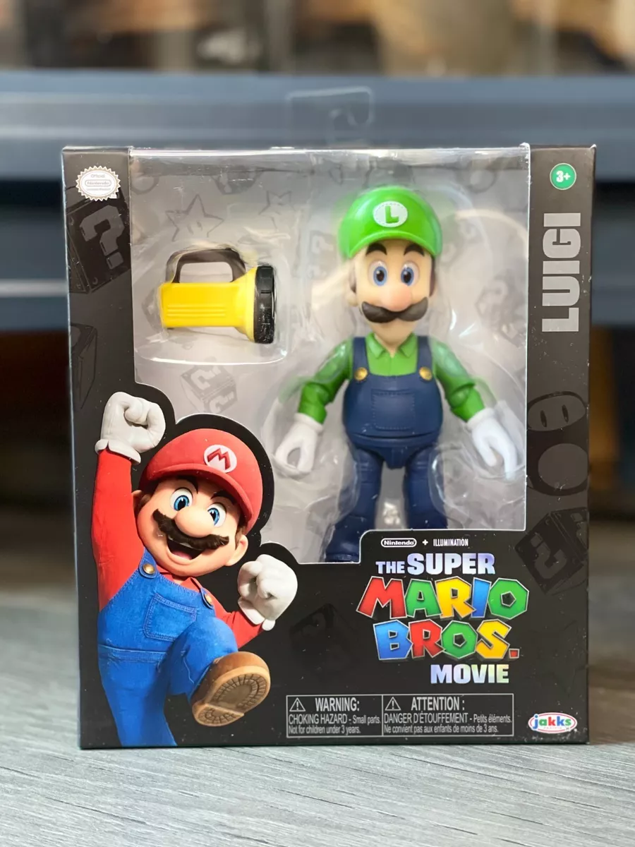 Jakks Pacific Super Mario Bros. Movie Luigi 5-in Action Figure