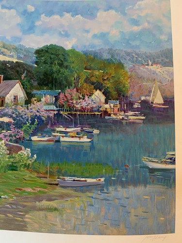 Ming Feng “ Lake Shore” Signed And Numbered - Picture 5 of 11