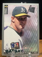 1995 (ATHLETICS) Collector's Choice SE Silver Signature #47 Steve Karsay