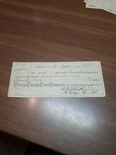 1933 Canceled Check Loan Payment From Orange County Trust Company Middletown NY 