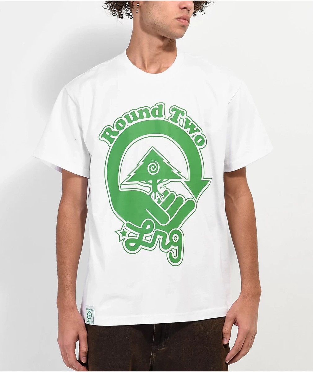Round Two x LRG Lifted Research Group The Outdoors White T