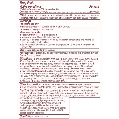 Coppertone Glow with Shimmer Sunscreen Spray, Water Resistant, Broad Spectrum - Picture 11 of 11
