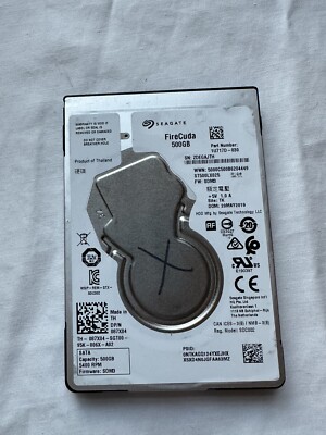 Seagate Barracuda 500GB 7200RPM HDD 2.5'' Hard Drive ST500LM034 87X04
