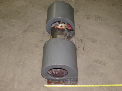 MARS DUAL FAN SQUIRREL CAGE BLOWER ASSEMBLY W/BALDOR 35L995902  