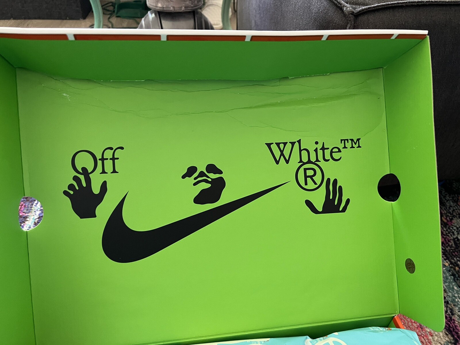 OFF WHITE X NIKE Taglia 11 Nike Air Force 1 x Off White Bianco 2022