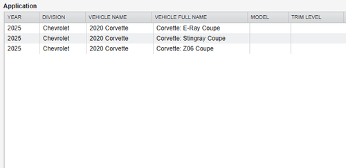 2025 Corvette C8 Coupe Engine Bay Closeout Decal Package GM OEM NEW 87822118 - Picture 4 of 4