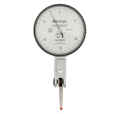 Mitutoyo 0-.3” .0005” Graduation Horizontal Ruby Tip Dial Test Indicator